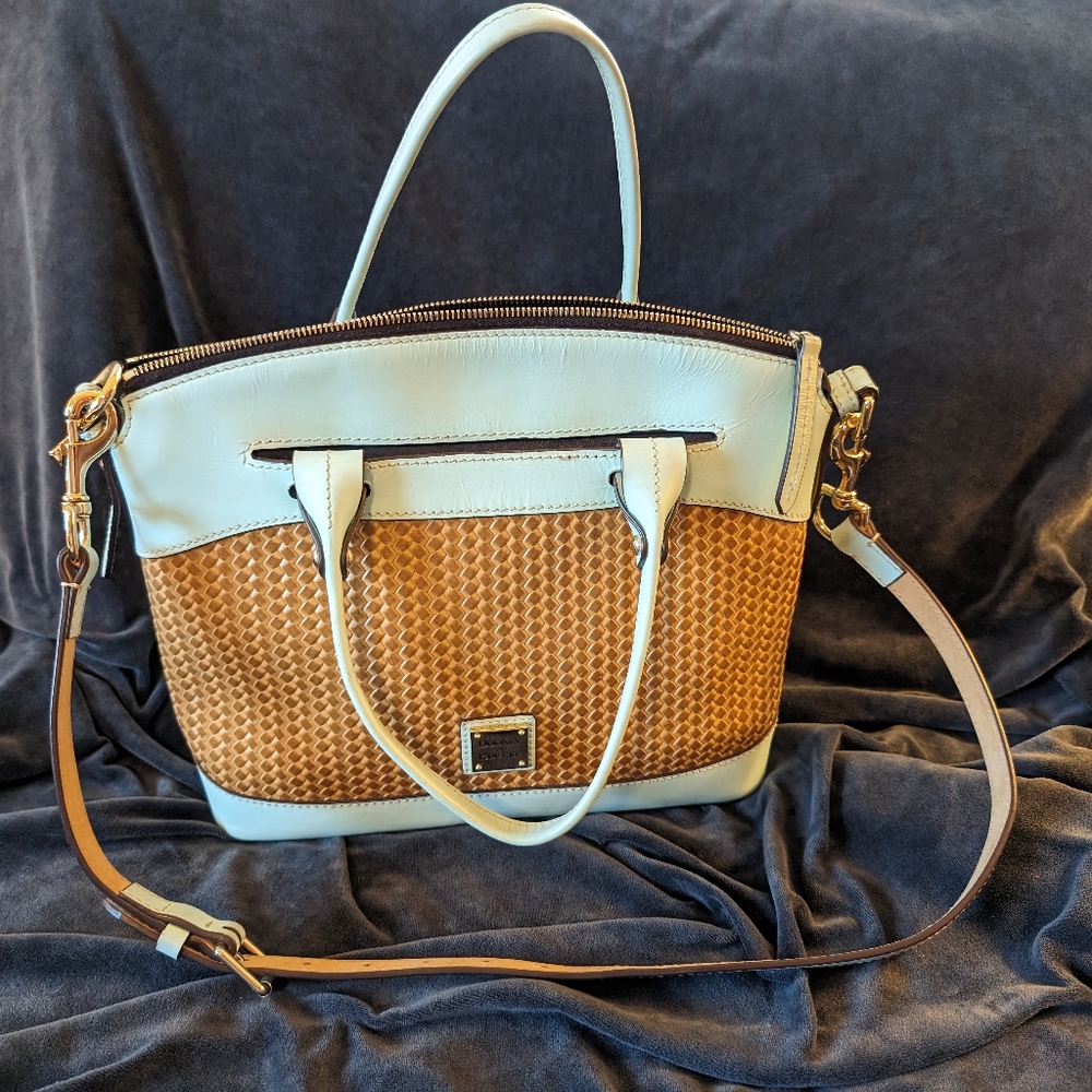 Dooney&Bourke Baby Blue Beacon Weave Dome